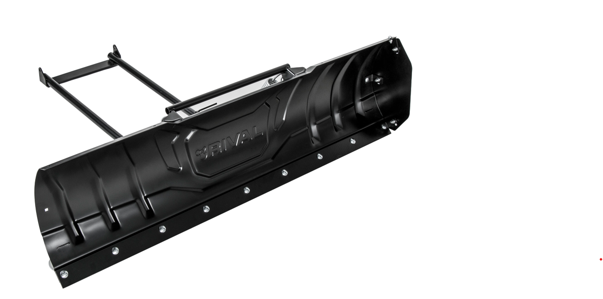 Rival Powersports Universal ATV Snow Plow Kit with Stamped Steel Blade 48"/54"/60" Includes Mount