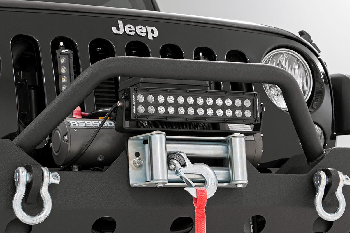 Rough Country Black Series LED Light | 12 Inch | Dual Row