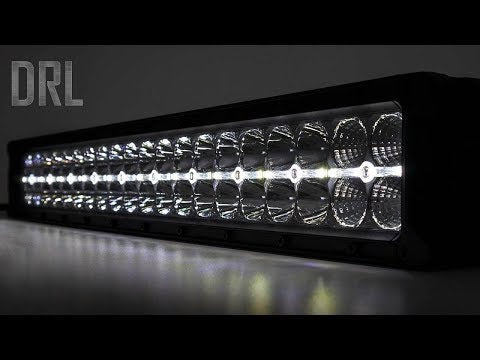 Rough Country Chrome Series LED Light Pair | 4 Inch | Square | White DRL - Offroad Armor