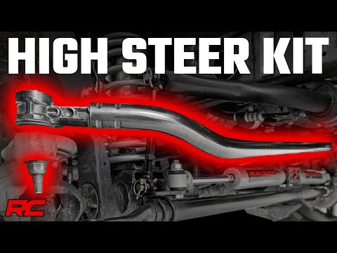 Rough Country High Steer Kit | Track Bar Bracket Combo | Jeep Gladiator JT (20 - 22) - Offroad Armor