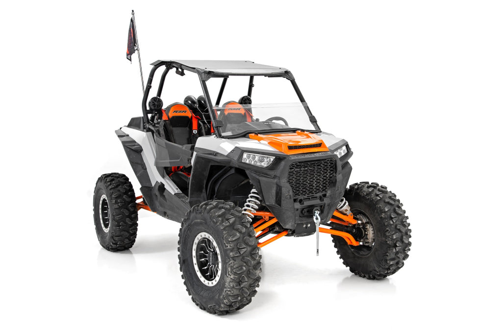 Rough Country Half Windshield | Scratch Resistant | Polaris RZR XP 1000/RZR XP 4 1000 (14-18)