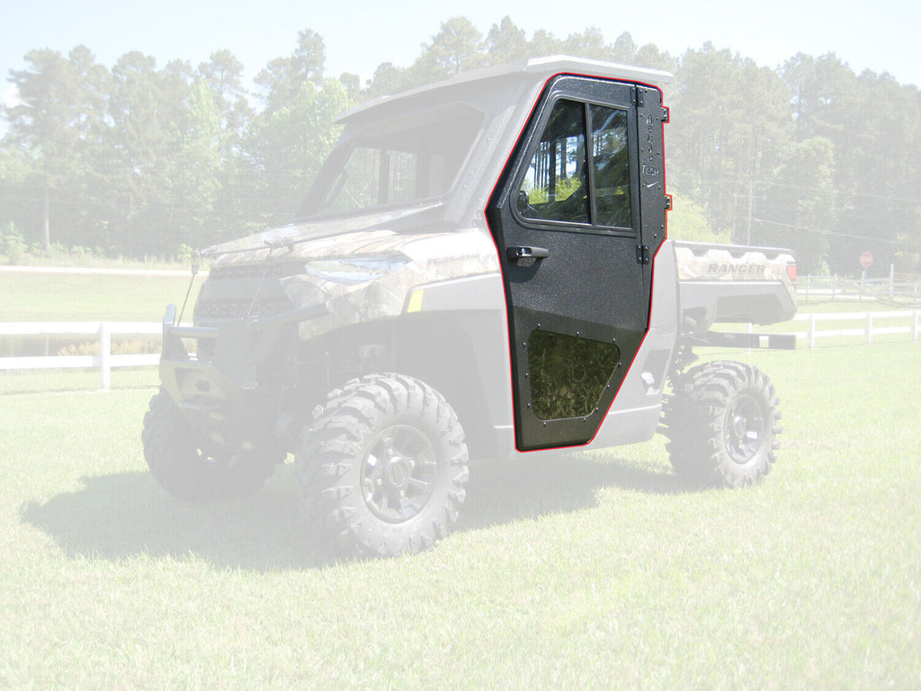 Armor Tech Full Steel Doors W/ Sliding Windows for 2019+ Polaris Ranger Xp 1000/Premium