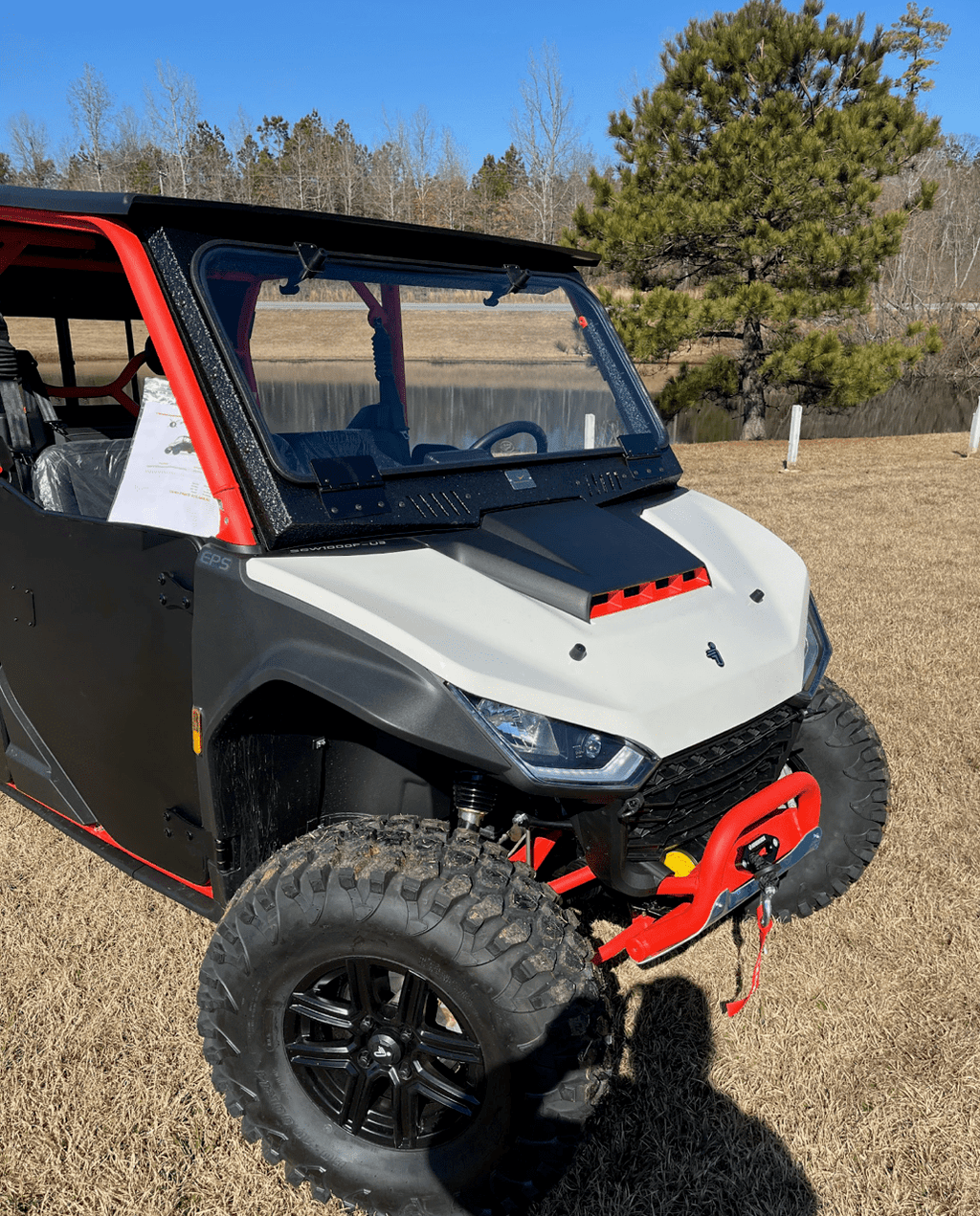 Segway UT10 Flip Down Glass Front Windshield - Offroad Armor