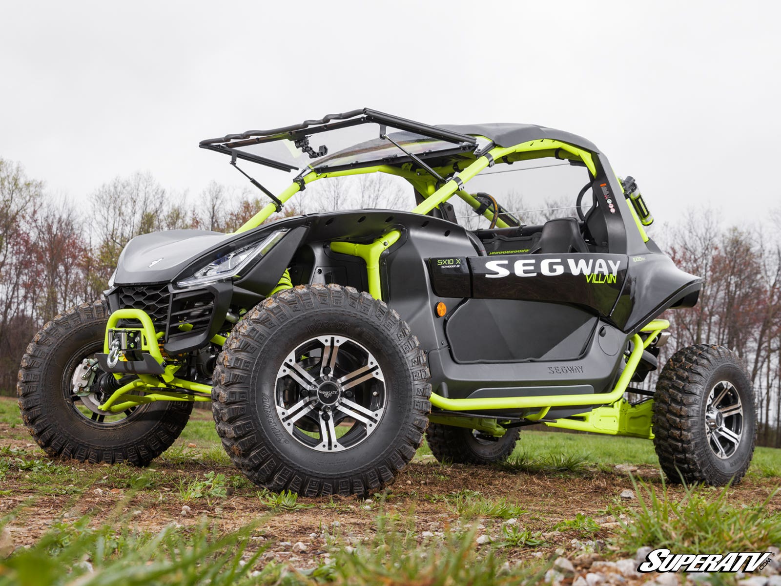 Segway Villain Scratch - Resistant Flip Windshield - Offroad Armor