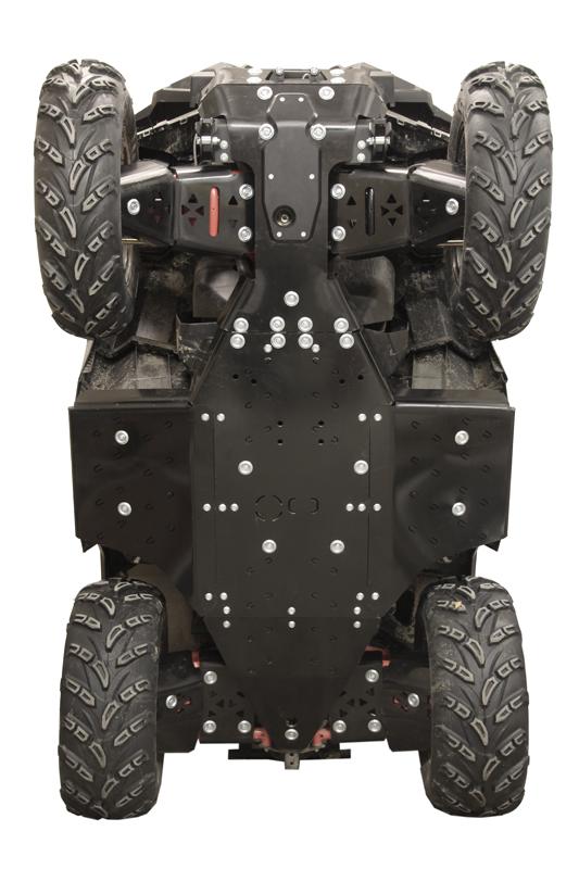Skid Plate Full Set (Plastic) Polaris Sportsman Xp 1000 (2017+) 850 (2018+) - Offroad Armor