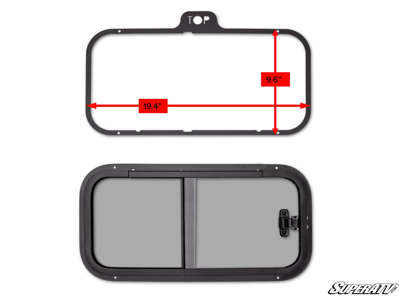 Sliding Window Kit for SuperATV Polycarbonate Rear Windshields - Offroad Armor
