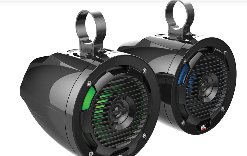 Mtx Mud65Pl Utv Speakers With Led Lights
