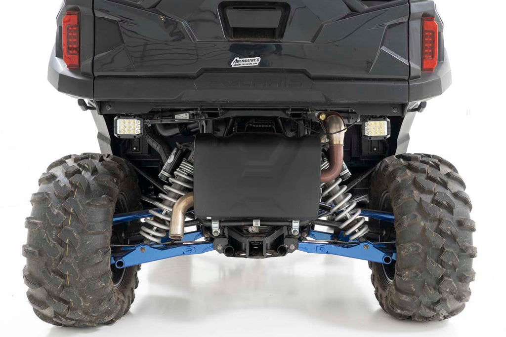 Rough Country LED Light | Under Bed Mount | 2" Chrome Pair | Wide Angle | Polaris General (18-22)
