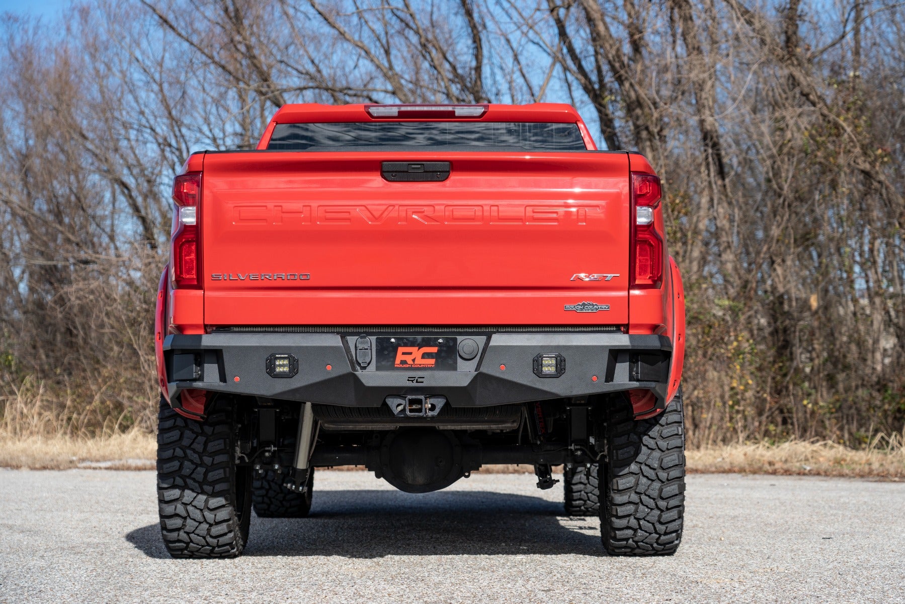 Rough Country Rear LED Bumper | Chevy Silverado 1500 2WD/4WD (2019-2022)