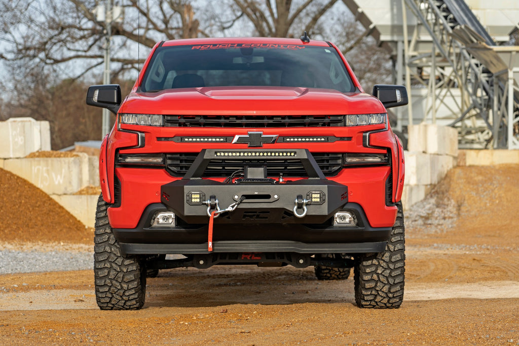 Rough Country EXO Winch Mount Kit | Chevy Silverado 1500 2WD/4WD (2019-2023)