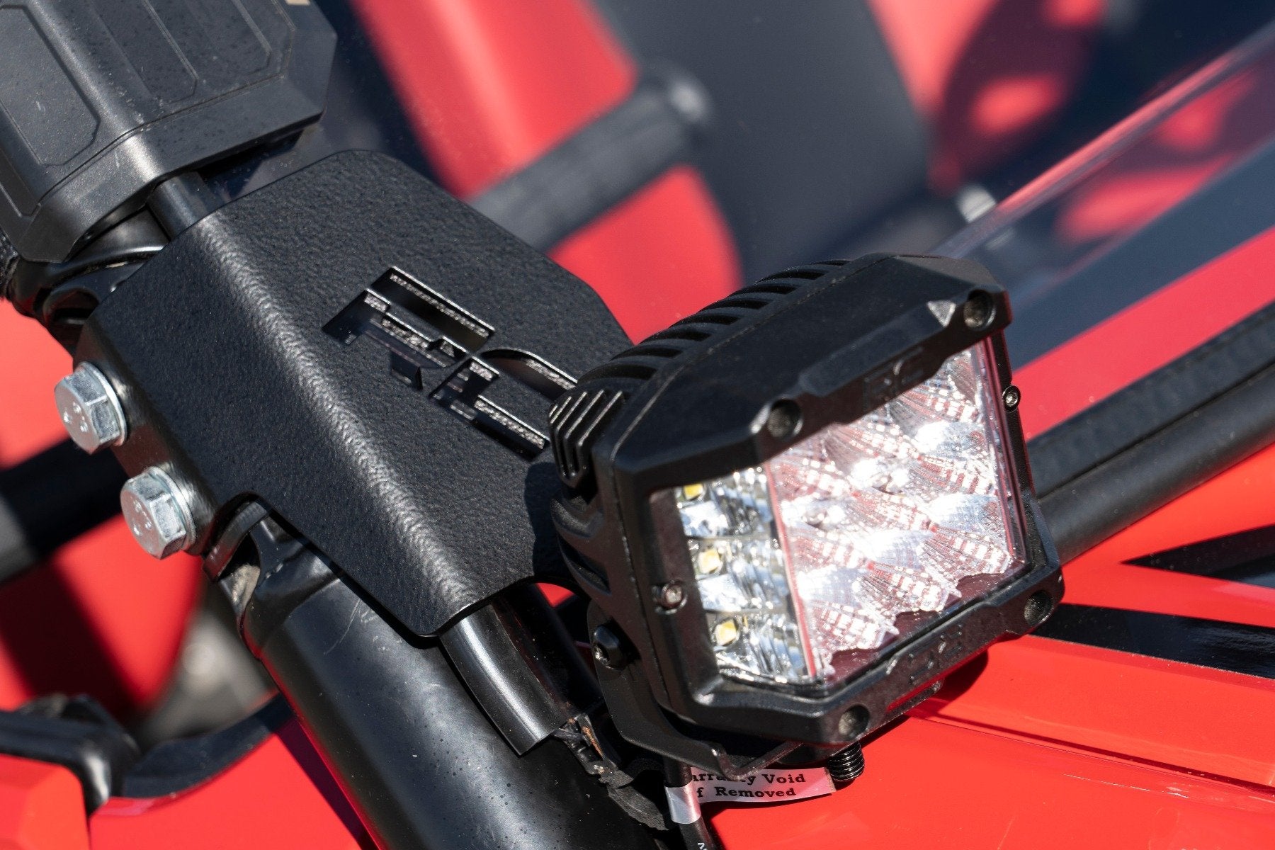 LED Light Kit | Cage Mount | 2" Black Pair | Amber DRL | Honda Talon 1000R