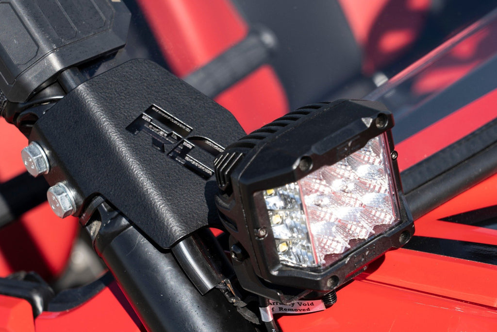 LED Light Kit | Cage Mount | 2" Black Pair | Honda Talon 1000X-4