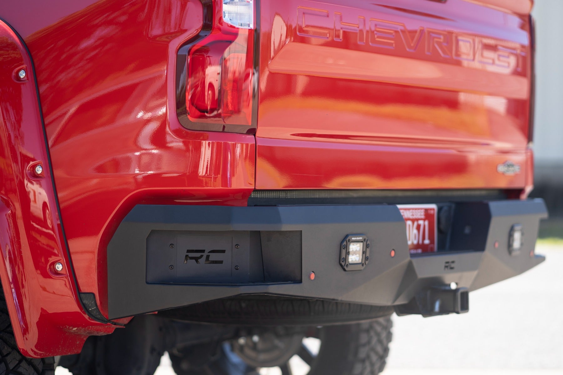 Rough Country Rear LED Bumper | Chevy Silverado 1500 2WD/4WD (2019-2022)