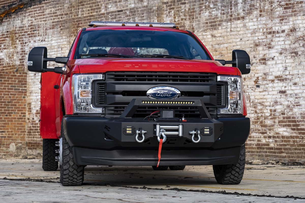 Rough Country EXO Winch Mount Kit | Ford Super Duty 2WD/4WD (2017-2020)