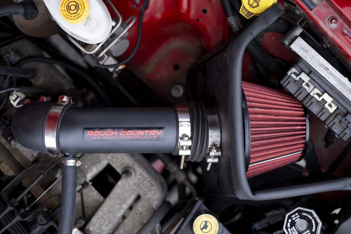 Rough Country Cold Air Intake Kit | 4.0L | Pre Filter | Jeep Cherokee XJ (91-01)