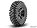 Standard XT Warrior Tires 30x10x14 on 14x7 Bandit H - Series Machined Finish Wheels 4/156 Pattern - Offroad Armor