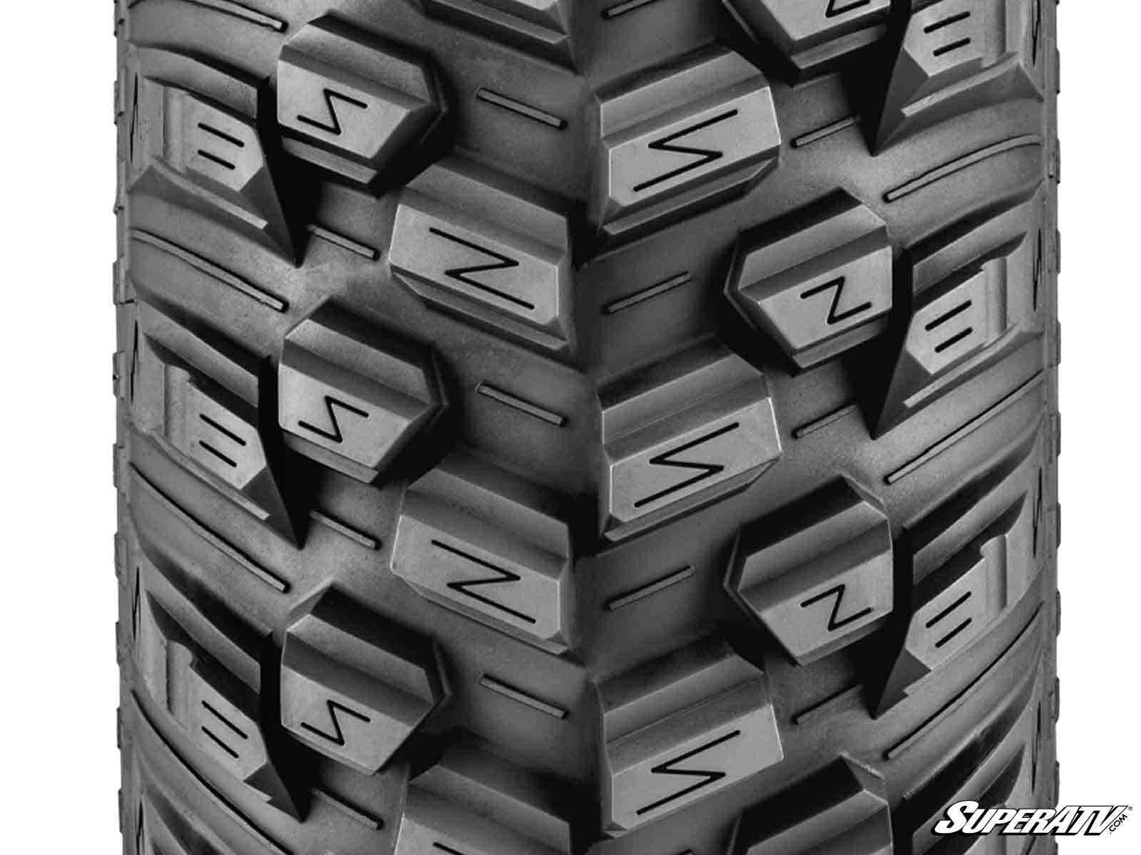 Standard XT Warrior Tires 30x10x15 on 15x10 Assault Industries Hellfire Matte Titanium Wheels 4/136 Pattern - Offroad Armor