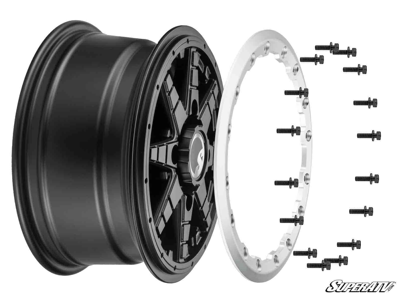 Standard XT Warrior Tires 32x10x14 on 14x7 Healy Lock Series Beadlock Wheels 4/137 Pattern - Offroad Armor