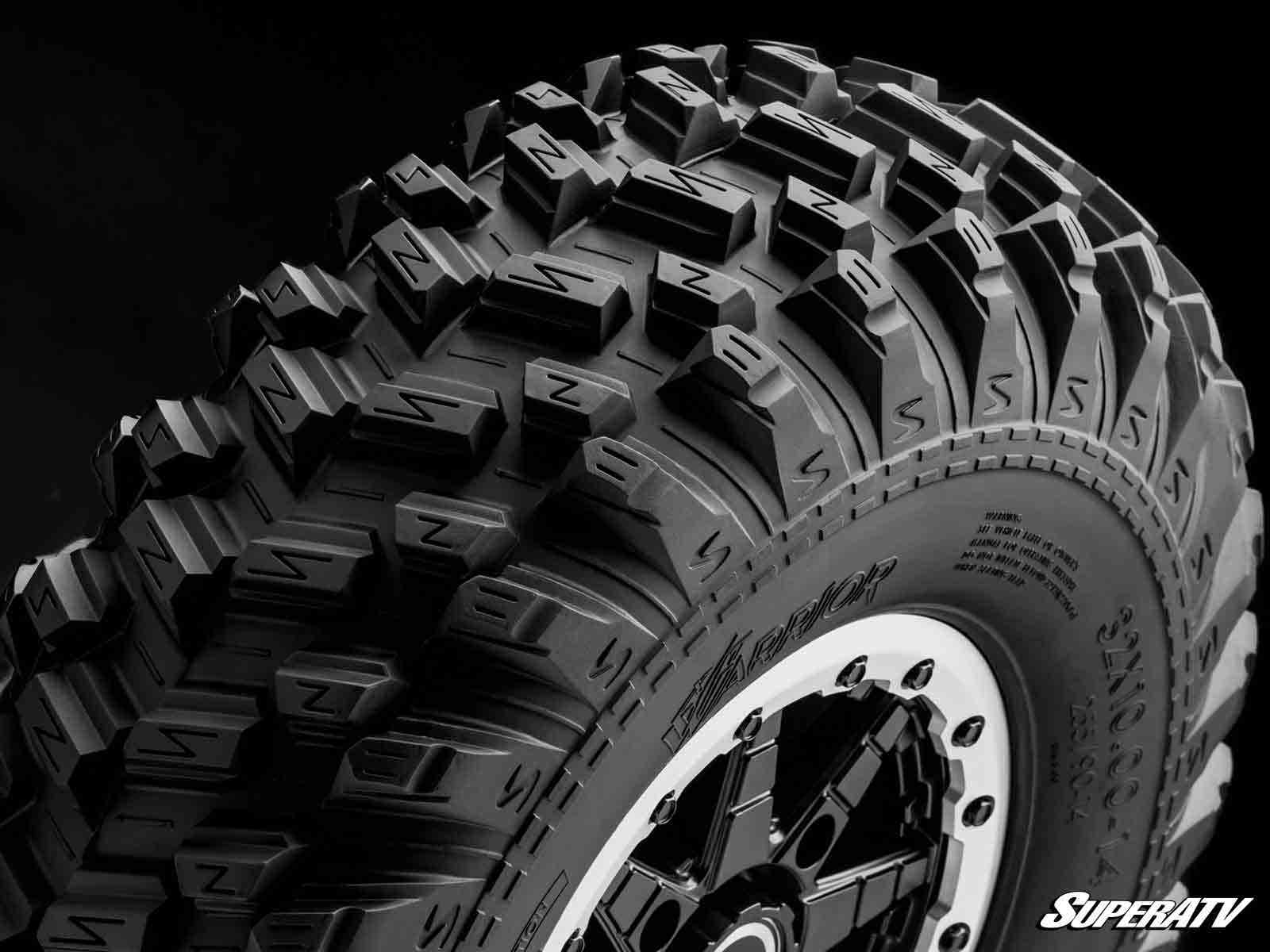 Standard XT Warrior Tires 34x10x14 on 14x10 Healy Lock Series Beadlock Wheels 4/156 Pattern - Offroad Armor