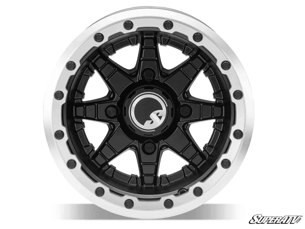 Sticky XT Warrior Tires 34x10x14 on 14x10 Healy Lock Series Beadlock Wheels 4/137 Pattern - Offroad Armor