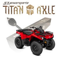 Titan Can - Am Renegade/Outlander (2003 - 2018) Rear Right Axle - Offroad Armor