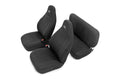 Rough Country Seat Covers | Front and Rear | Jeep Wrangler TJ 4WD (1997-2002)