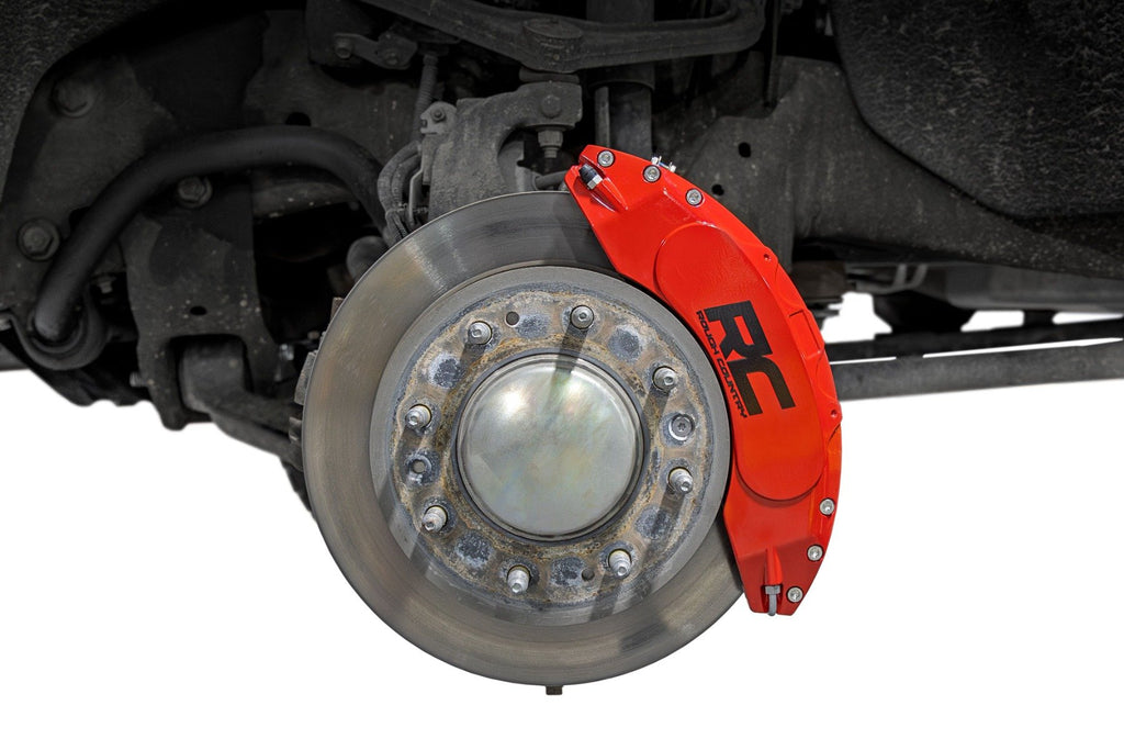 Caliper Covers | Front and Rear | Red | Chevy/GMC 2500HD/3500HD (20-25)