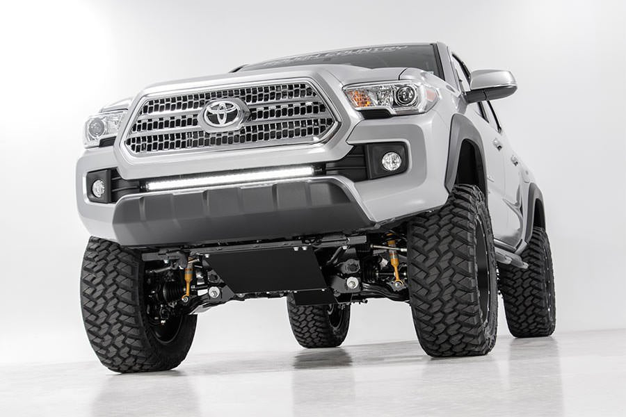 Rough Country LED Light | Lower Grille Mnt | 30" Black Single Row | Toyota Tacoma (16-23)
