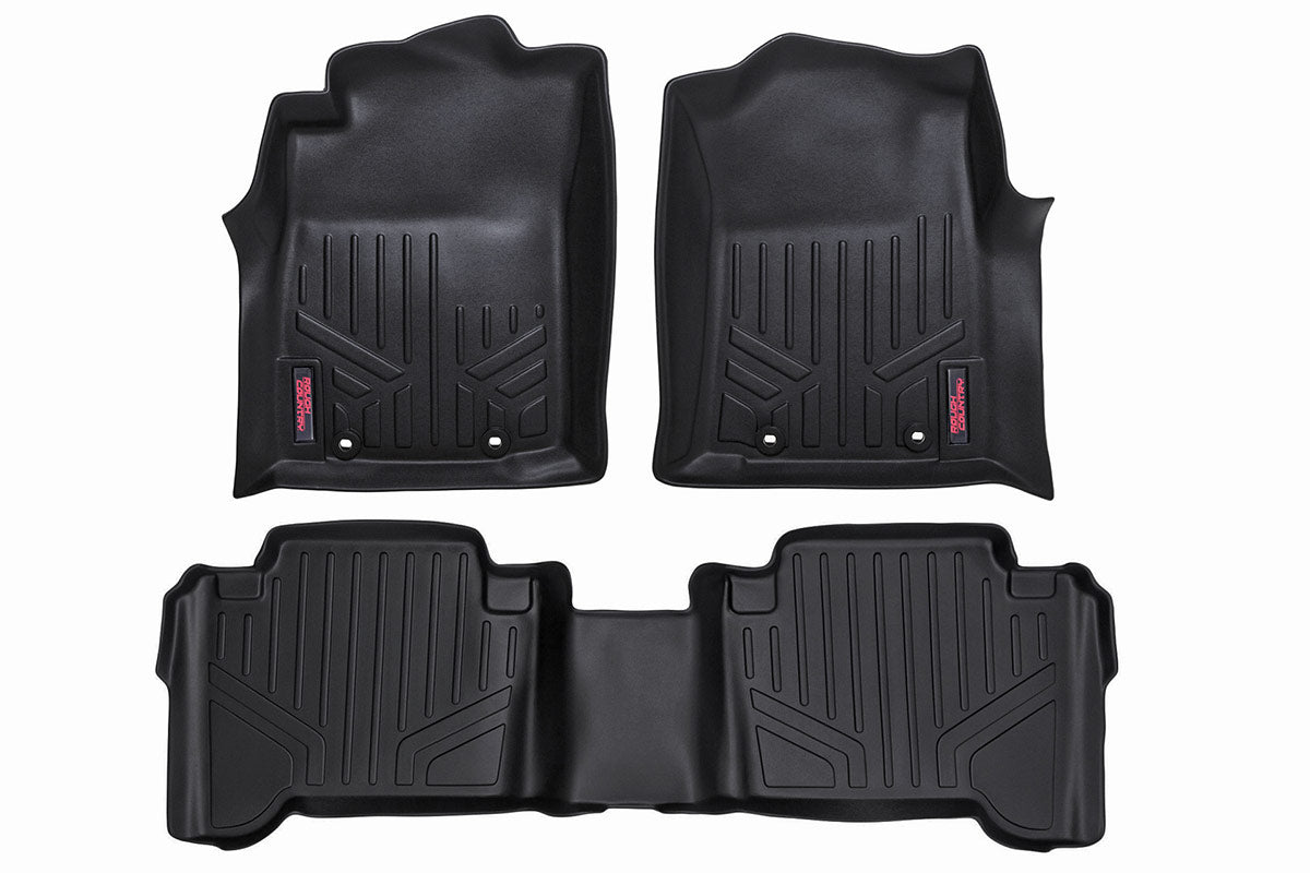 Rough Country Floor Mats | Front and Rear | Toyota Tacoma 2WD/4WD (2012-2015)