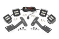 Rough Country LED Light | Ditch Mount | Dual 2" Black Pairs | Spot/Flood | Toyota Tundra (14-21)