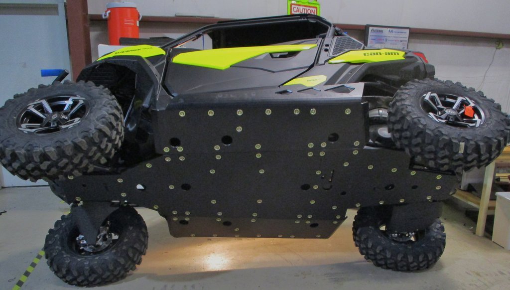 Trail Armor Can Am Maverick Trail And Can Am Maverick Trail Dps Full Skids With Integrated Slider Nerfs - Offroad Armor