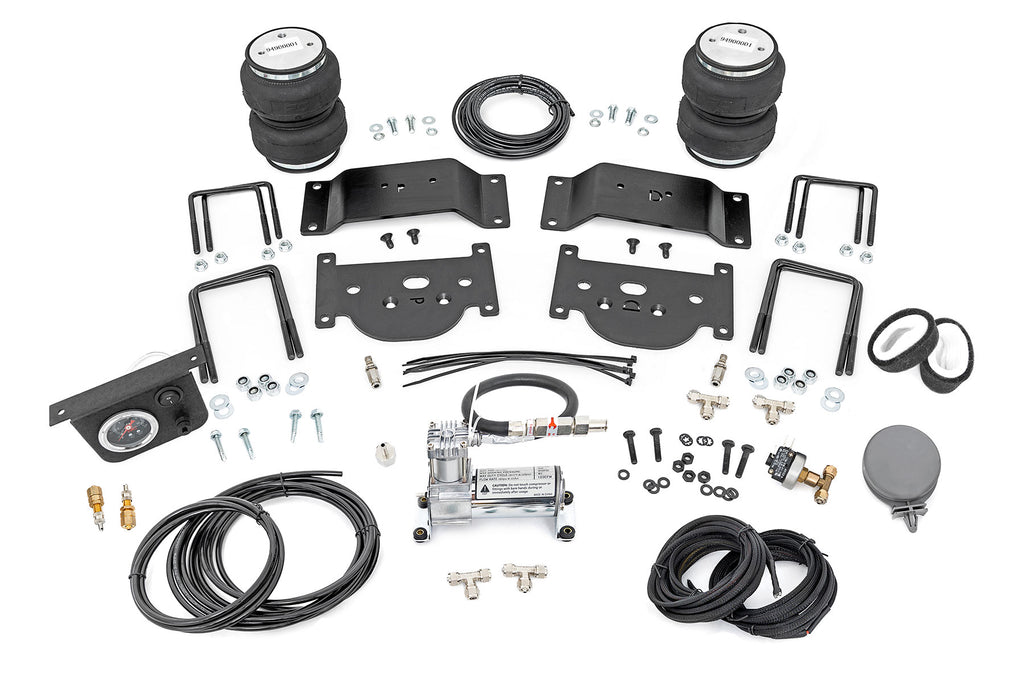 Rough Country Air Spring Kit w/compressor | 0-6" Lifts | Toyota Tundra (07-21)
