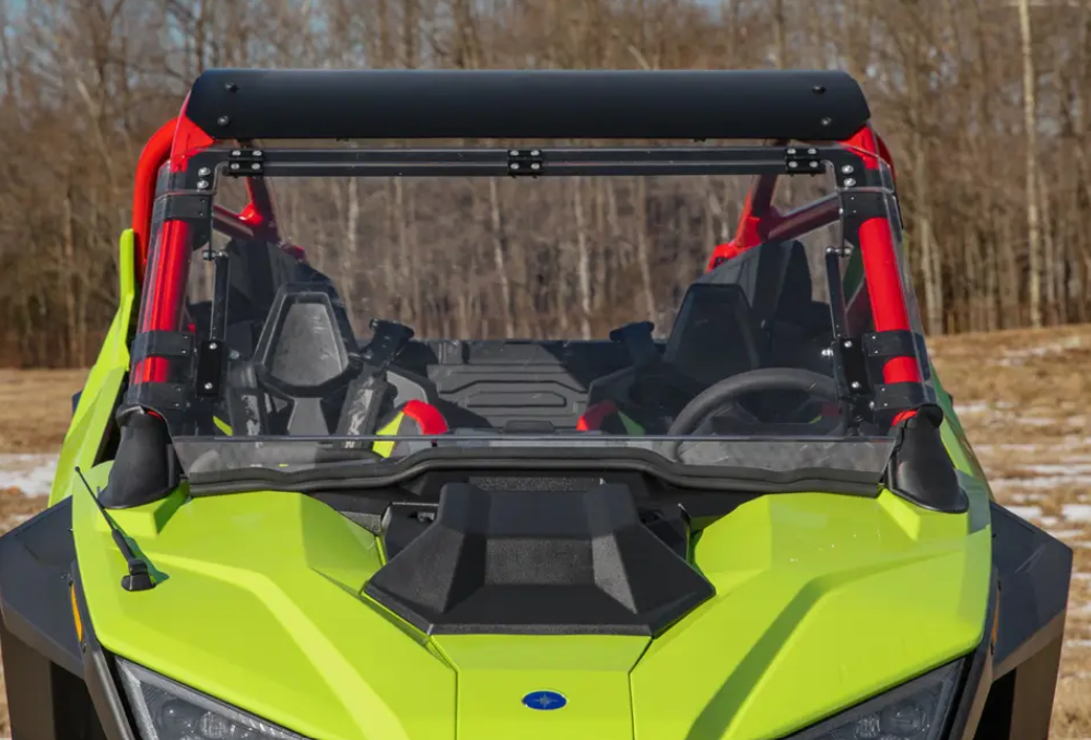 Polaris Rzr Turbo R Scratch-Resistant Flip Windshield