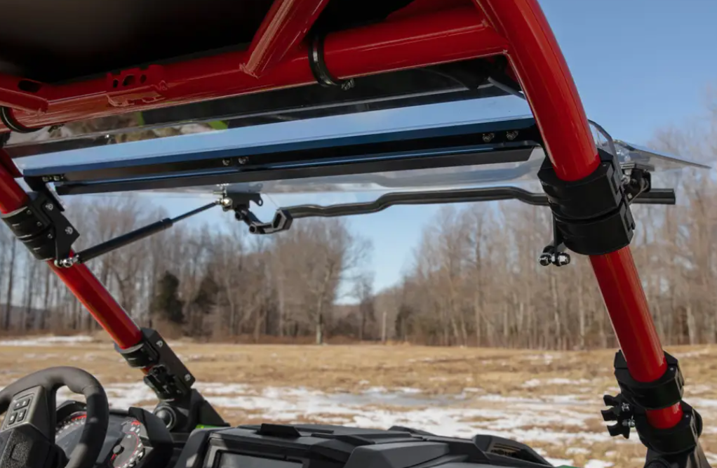 Polaris Rzr Turbo R Scratch-Resistant Flip Windshield