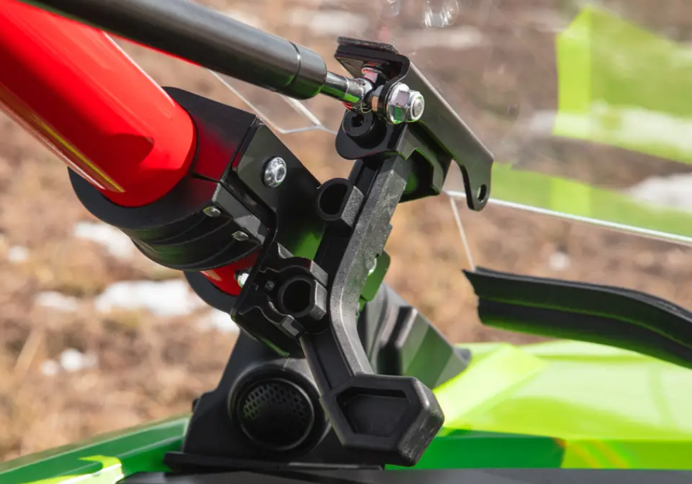 Polaris Rzr Turbo R Scratch-Resistant Flip Windshield