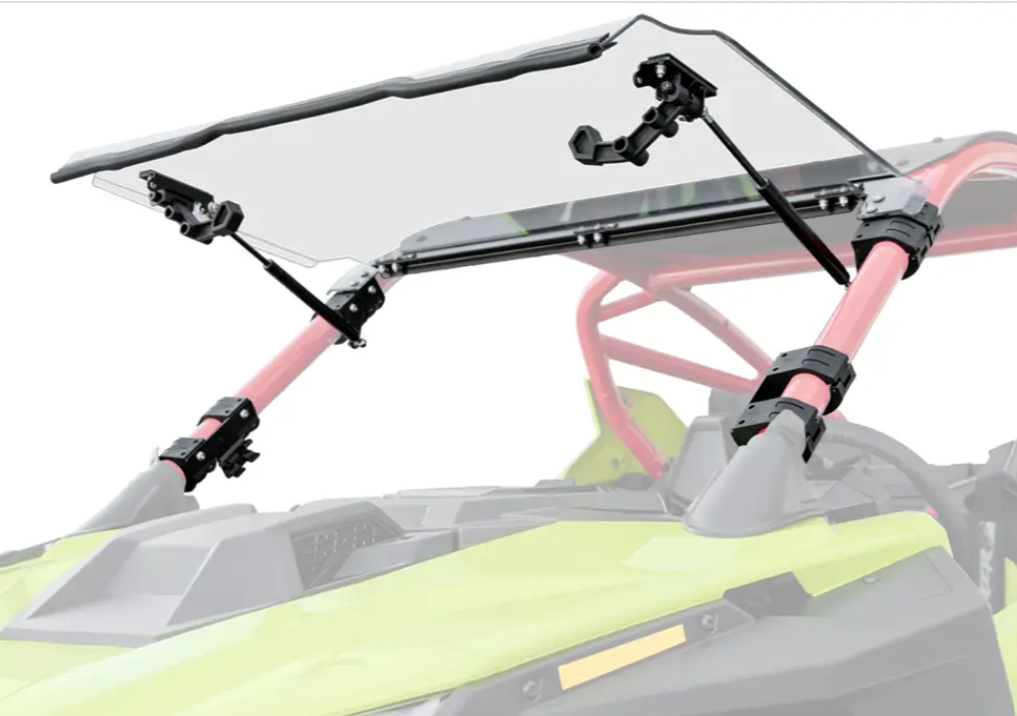 Polaris Rzr Turbo R Scratch-Resistant Flip Windshield
