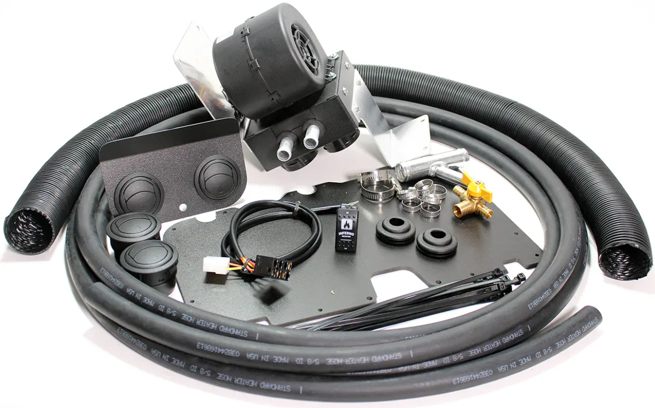 Inferno Cab Heater Kit With Defrost - 2018-2023 Polaris Rzr Turbo S