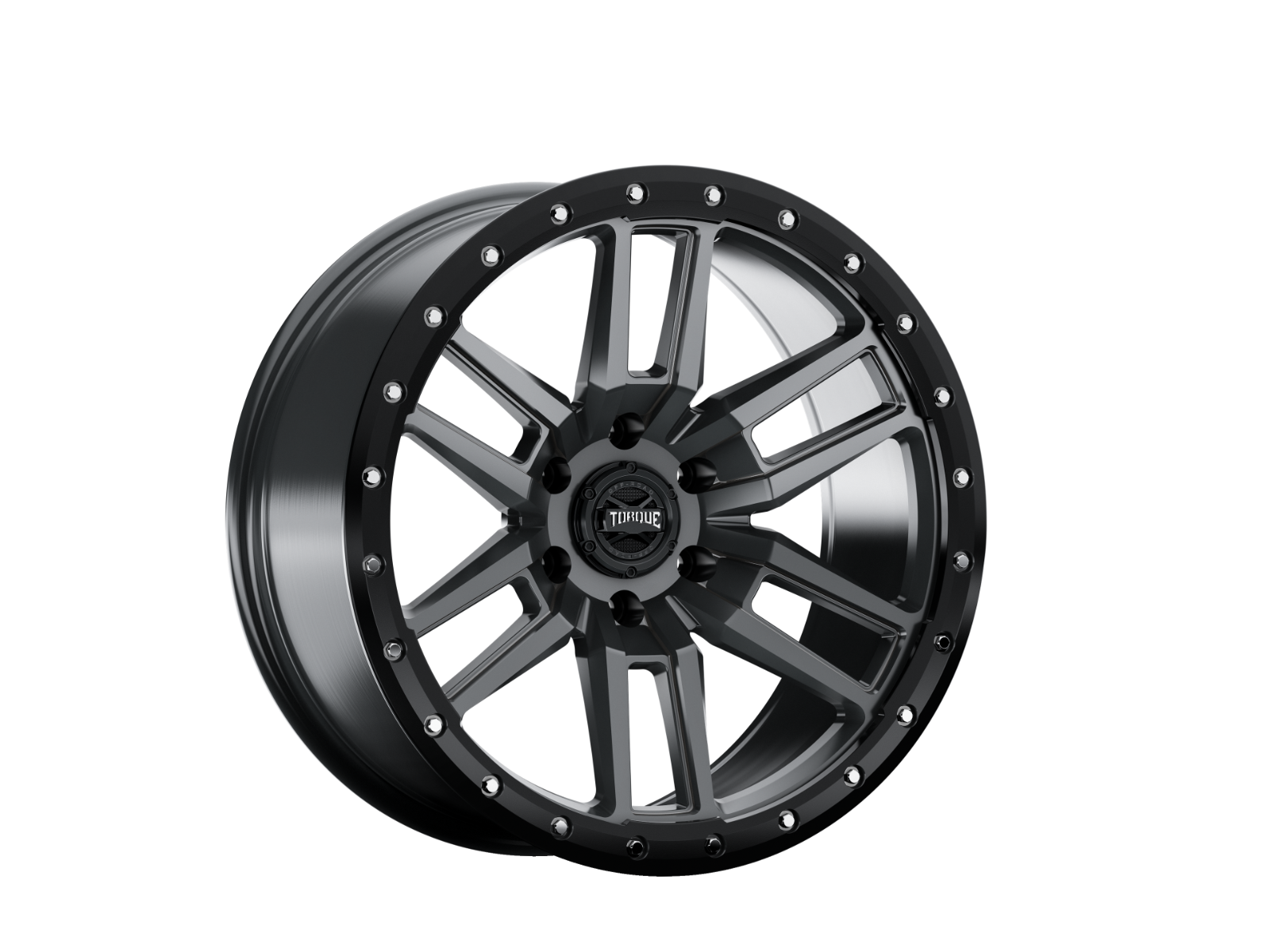 Torque Pritchett | Anthracite w/Black Lip | 17x9 | 6x5.5 | 0mm