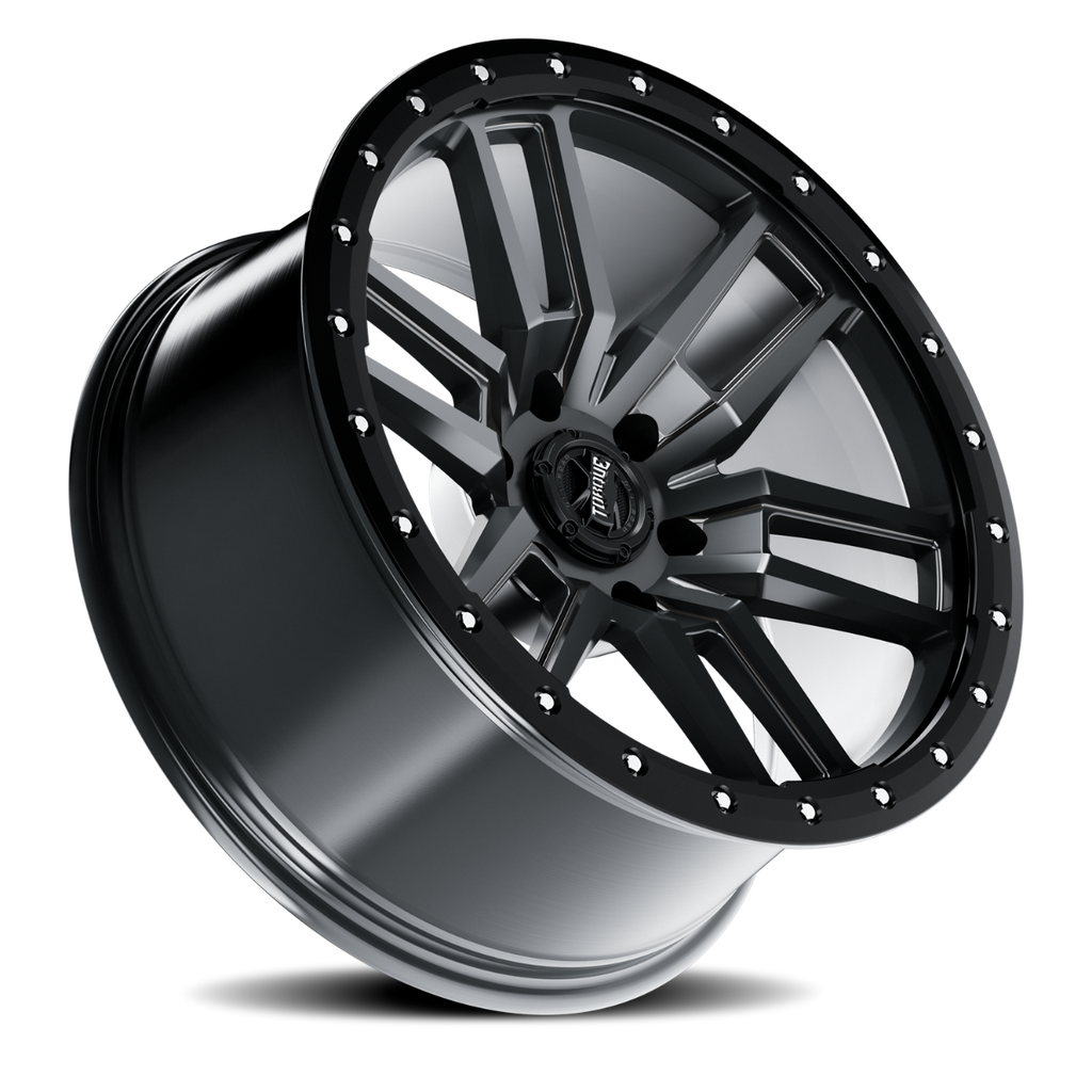 Torque Pritchett | Anthracite w/Black Lip | 18x9 | 6x5.5 | -12mm