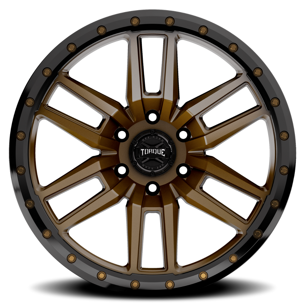 Torque Pritchett | Bronze w/Black Lip | 18x9 | 6x5.5 | -12mm