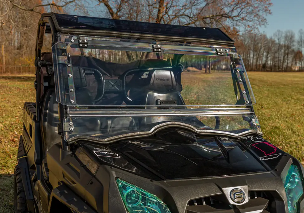 Cfmoto Uforce 800 Scratch-Resistant Flip Windshield
