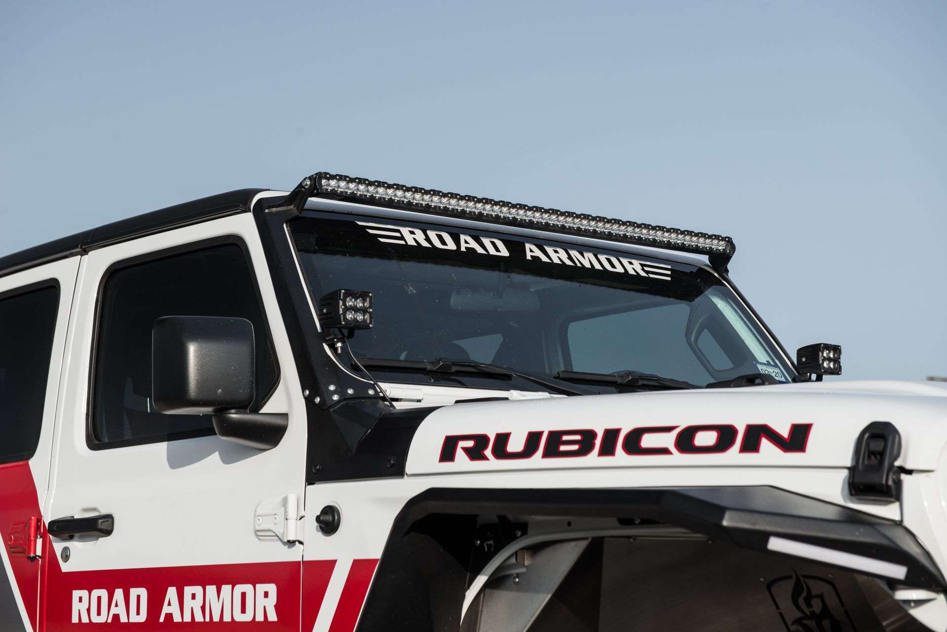 2018+ Jeep Jl Rubicon Stealth A-Pillar Jl Light Mounts 51.5 Inch + 1 Lower Mount - Texture Black