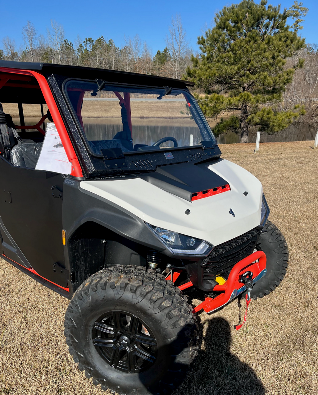 Segway UT10 Flip Down Glass Front Windshield
