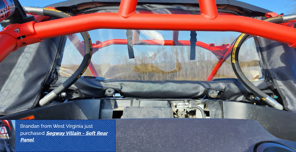 Segway Villain - Upper Soft Door/Rear Window Combo