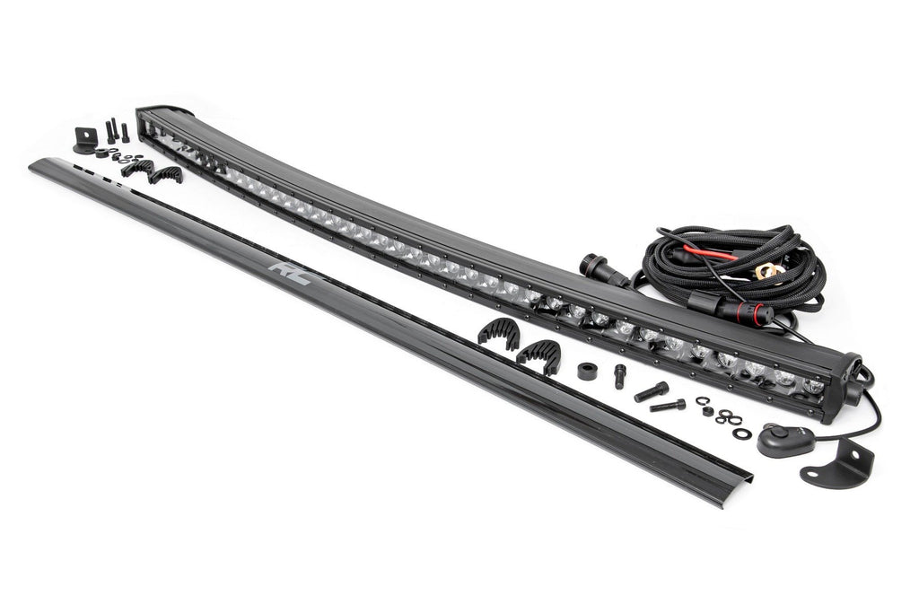 Rough Country Black Series LED | 40 Inch Light| Curved Single Row