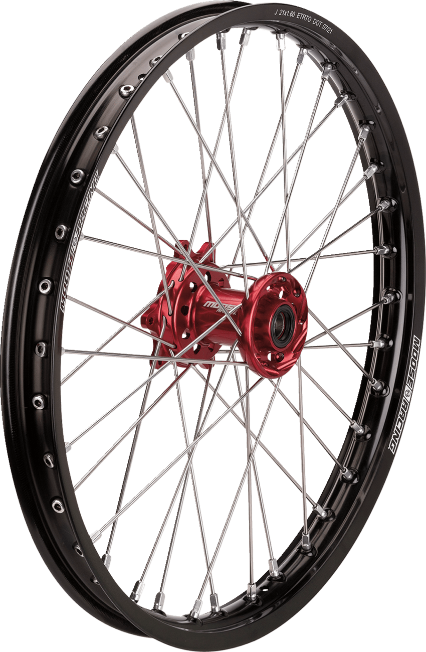 Wheel Assembly - SX - 1 - Complete - Front - Black Wheel/Red Hub - 21x1.6 - Honda CR/CRF - Offroad Armor