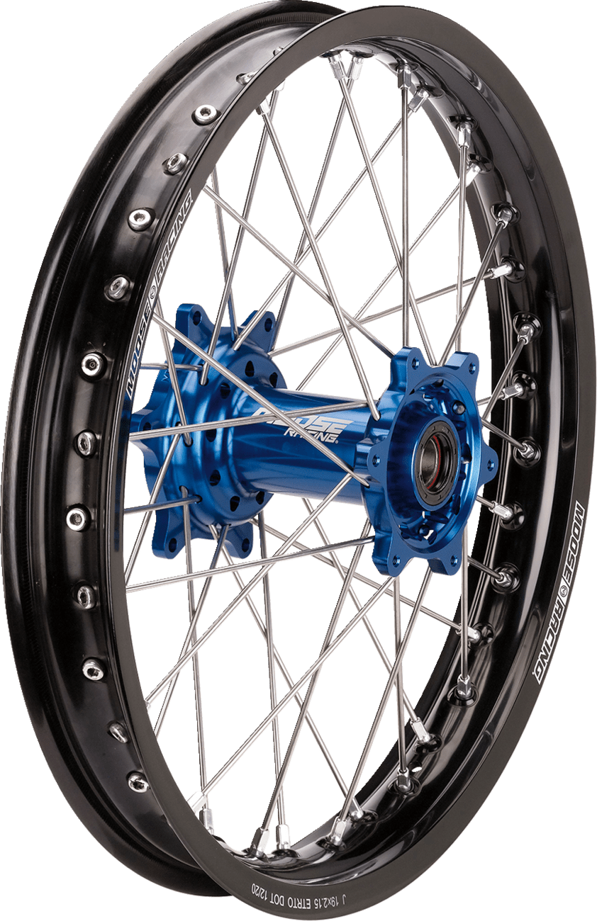 Wheel Assembly - SX - 1 - Complete - Rear - Black Wheel/Blue Hub - 18x2.15 - Husqvarna/Gas Gas/KTM - Offroad Armor