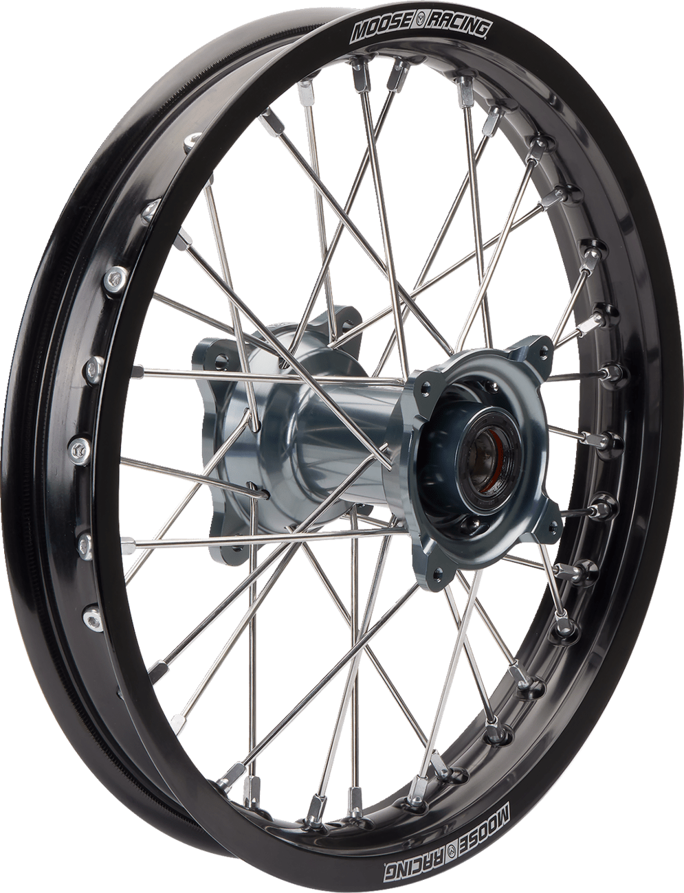 Wheel Assembly - SX - 1 - Complete - Rear - Black Wheel/Gray Hub - 18x2.15 - KTM/Gas Gas/Husqvarna - Offroad Armor