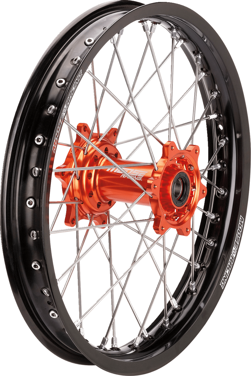 Wheel Assembly - SX - 1 - Complete - Rear - Black Wheel/Orange Hub - 18x2.15 - KTM/Gas Gas/Husqvarna - Offroad Armor