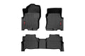 Rough Country Floor Mats | FR & RR | Crew Cab | Nissan Frontier 2WD/4WD (22-23)